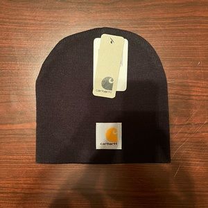 Unisex Carhartt Black Uncuffed Beanie